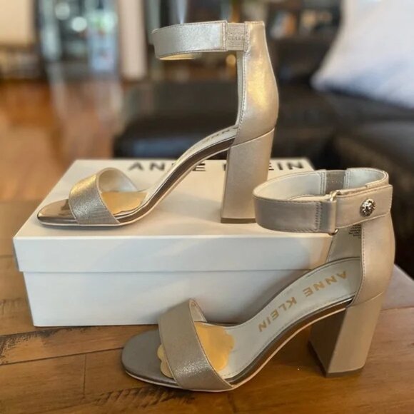 Anne Klein Shoes - Anne Klein Ankle Strap Block Heel